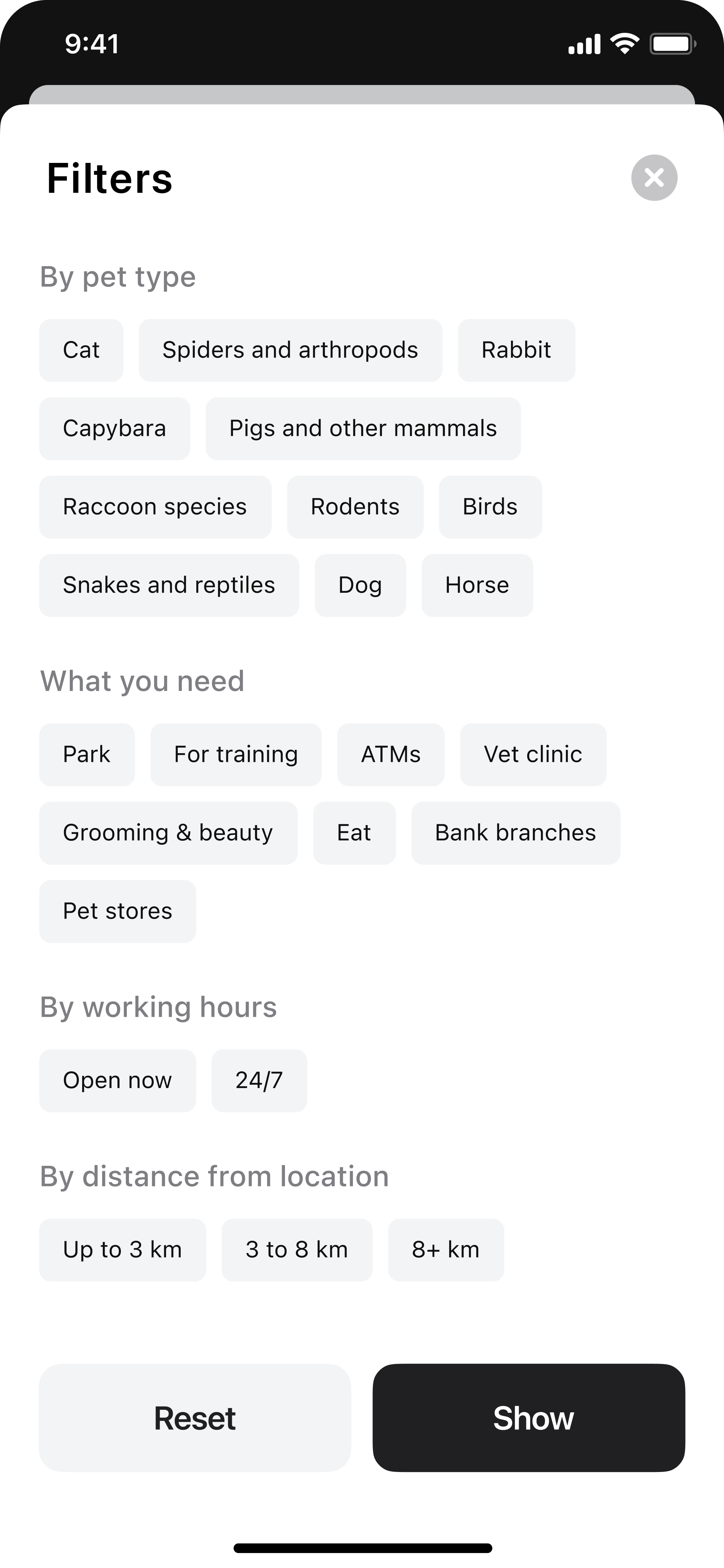 Filters app