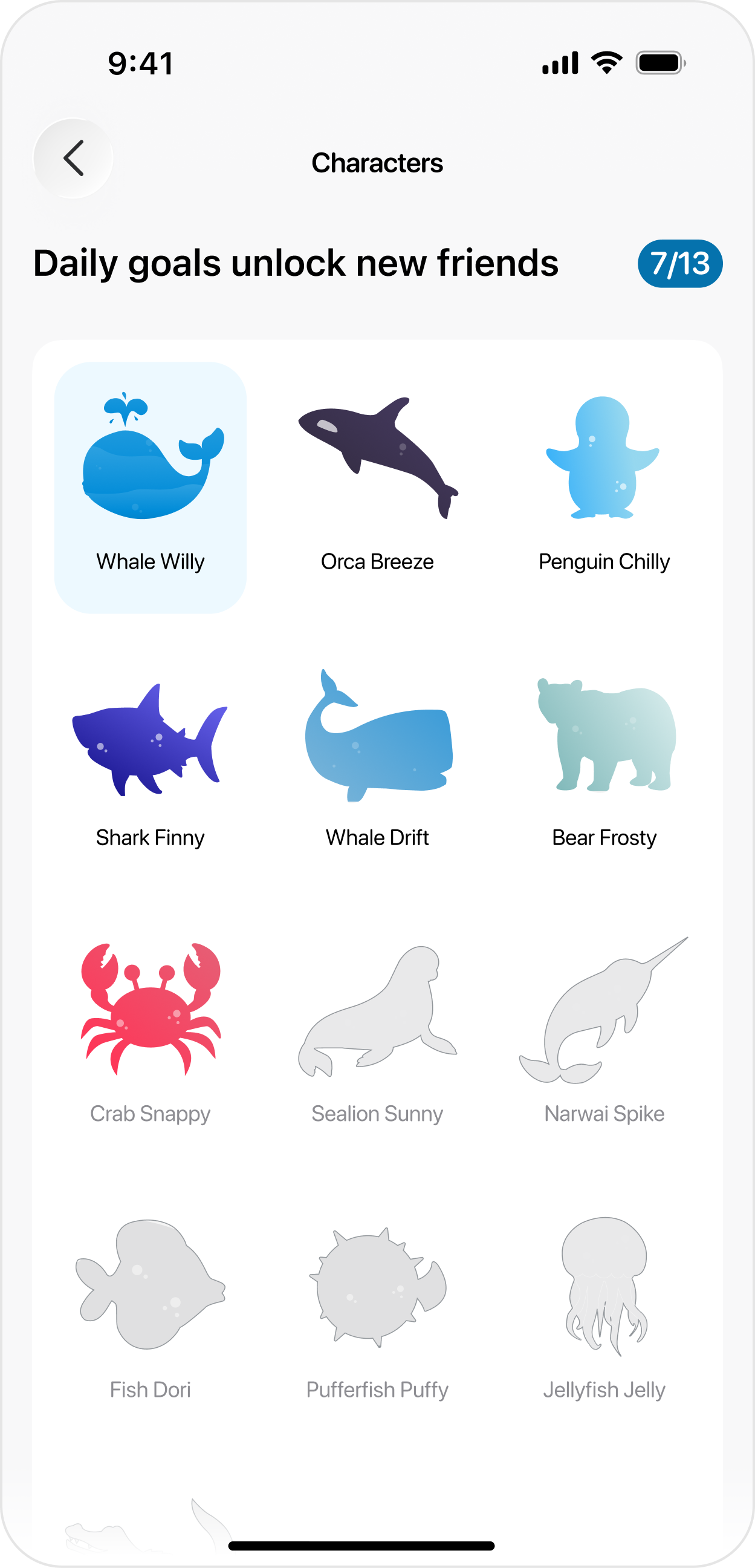 Characters gallery