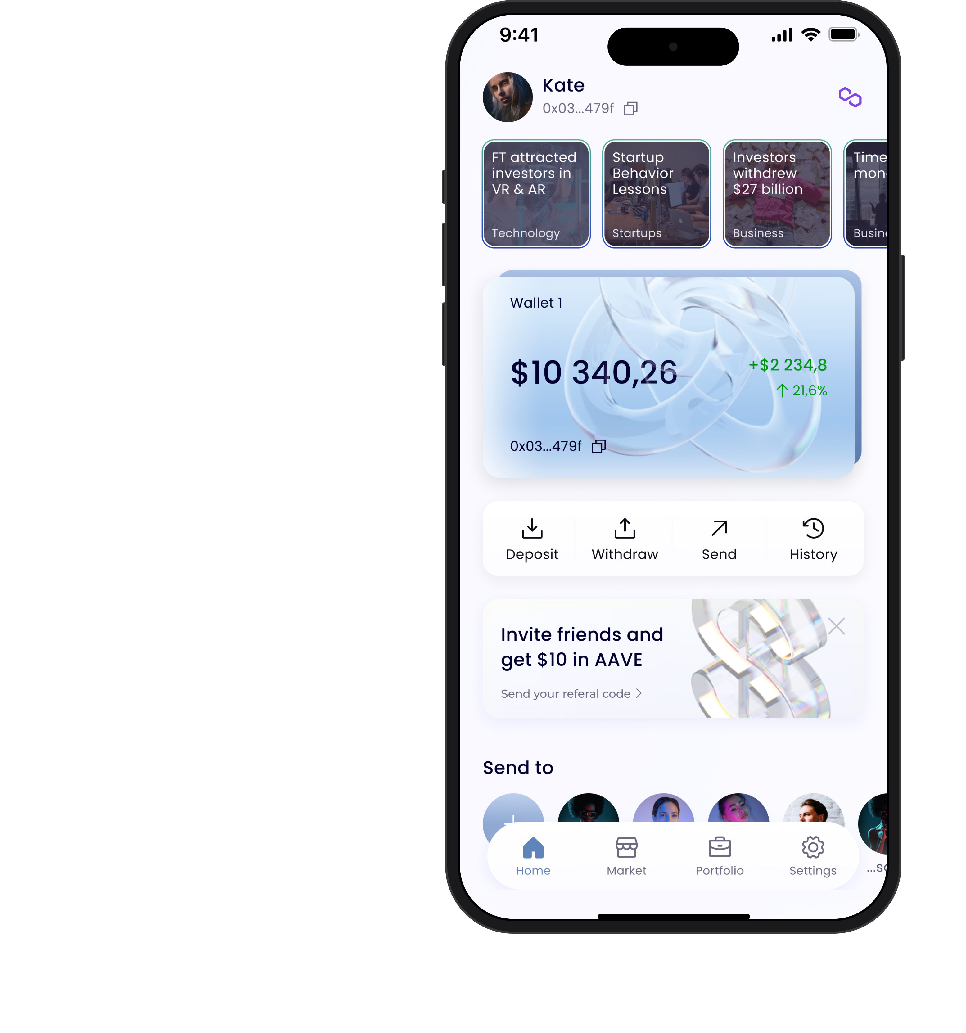 Quantum crypto app