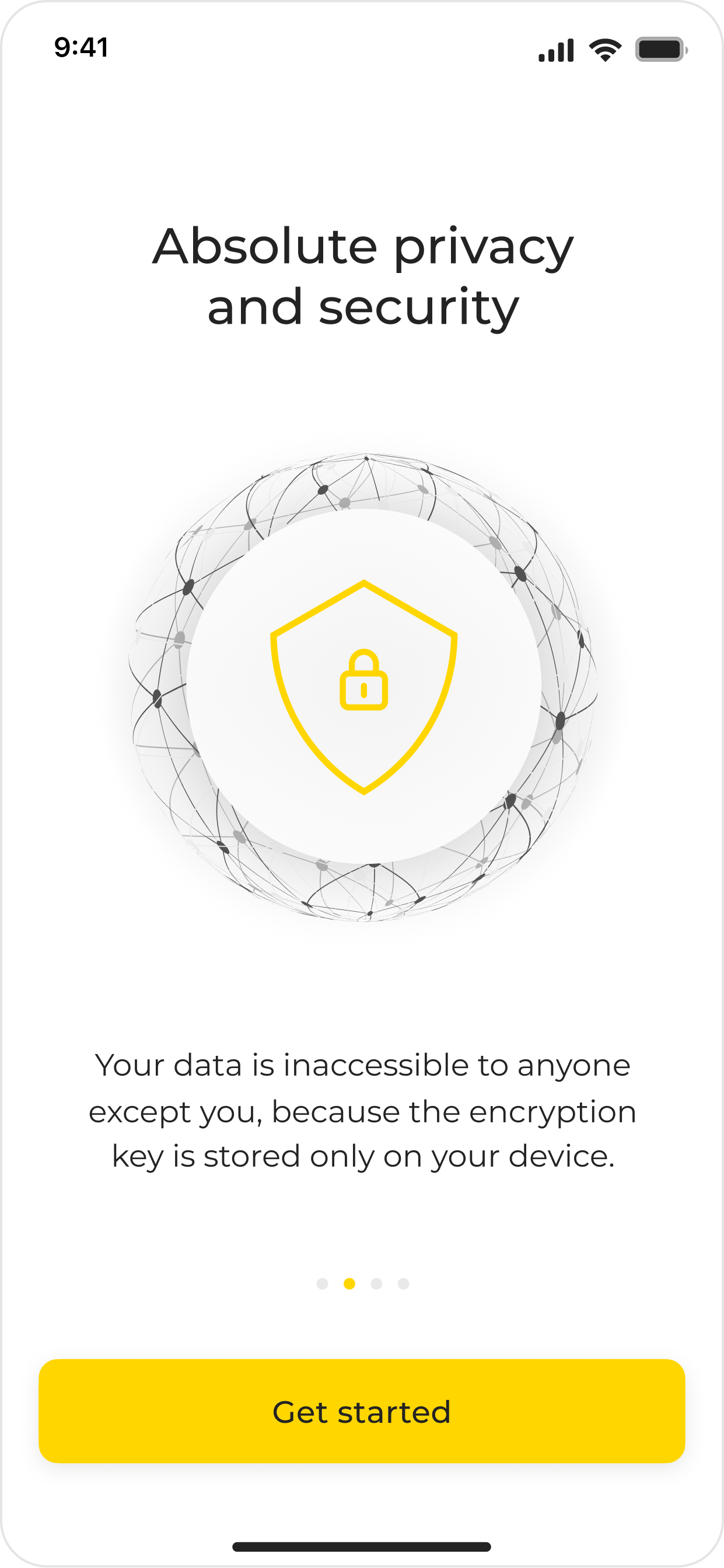 Absolute privacy and security (before)