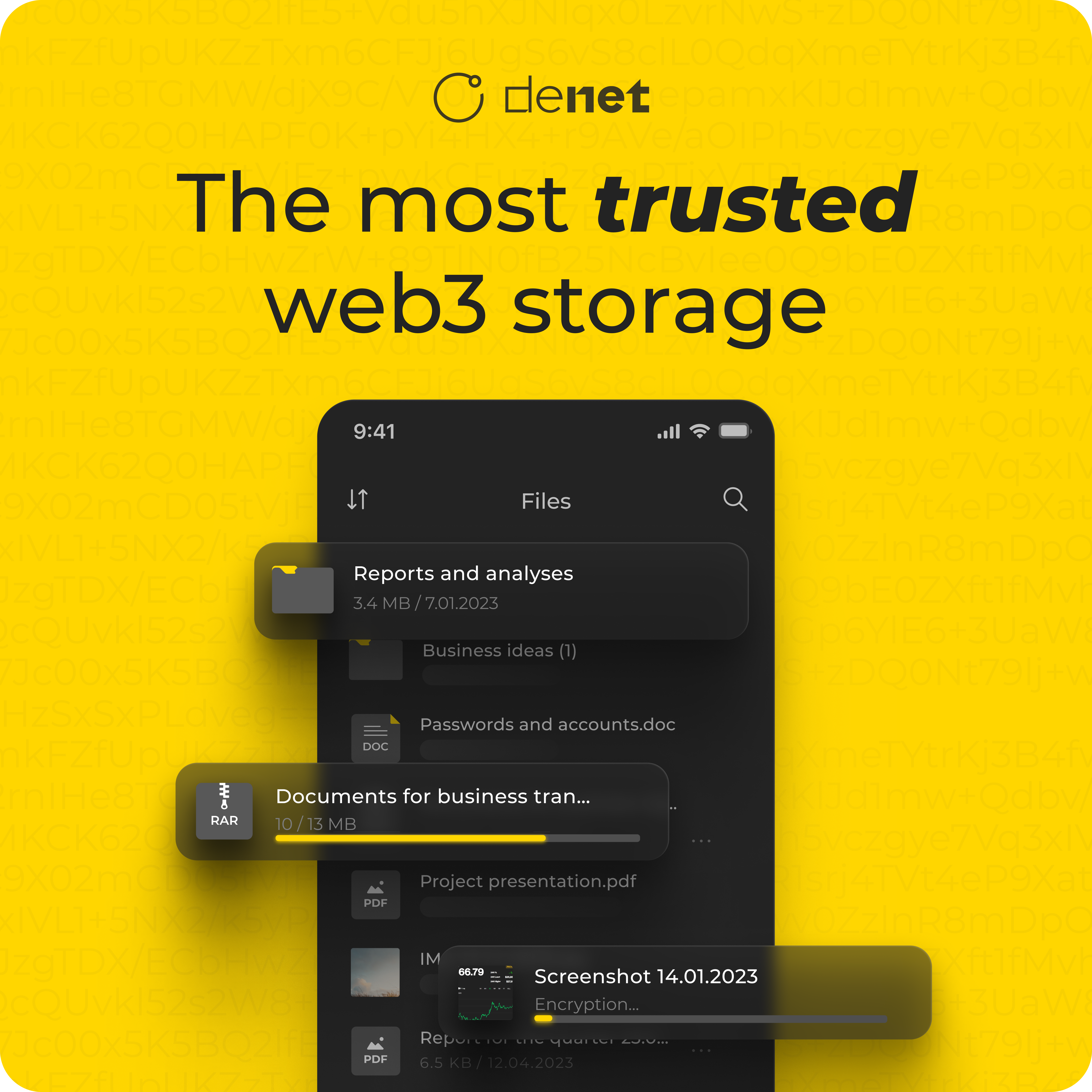 The most trusted web3 storage (promo)